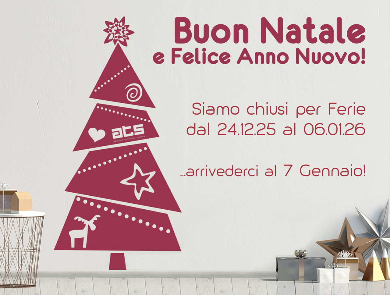 Chiusura per Festività Natalizie 2025