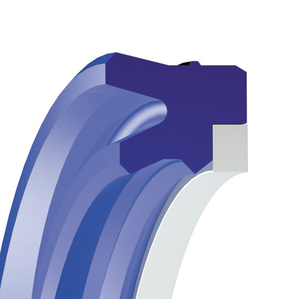 ATI/SB Double lip profile rod seal with integrated Back-up ring