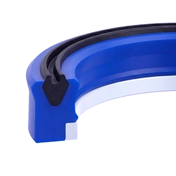 ATK Guarnizione a doppio labbro per Stelo con elemento energizzante ed anello antiestrusore integrato