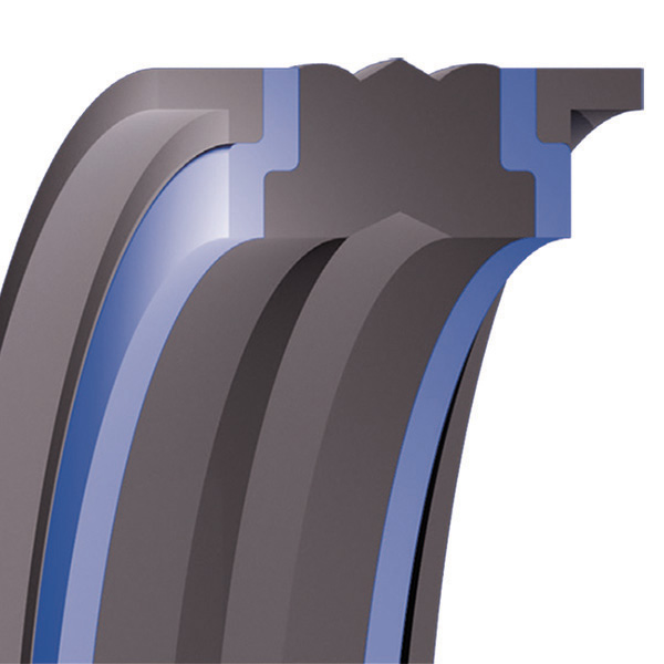 TBM Double-acting piston seals with integrated guide rings